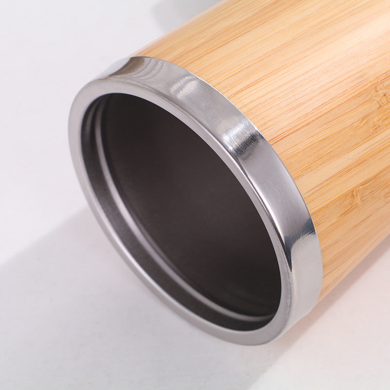 Reusable Bamboo Thermal Mug – Eco-Friendly Travel Cup
