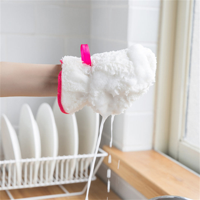 Bamboo Kitchen Cleaning Gloves – Reusable & Anti-Grease